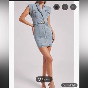 Generation Love Denim Mini Dress